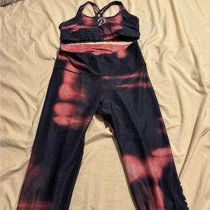 Peloton WITH capri/bra set